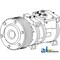 A & I Products Compressor, New, Denso Style w/ Clutch 10" x8" x8" A-AH169875 - alternate 4
